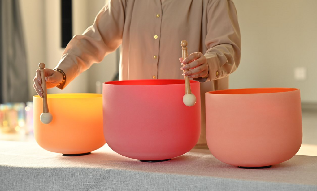 What advantages have you seen with crystal singing bowls?
