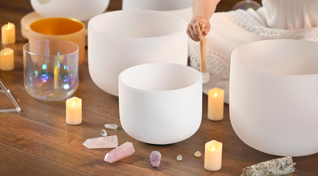What is frosted crystal singing bowl and why you choose it for sound healing?