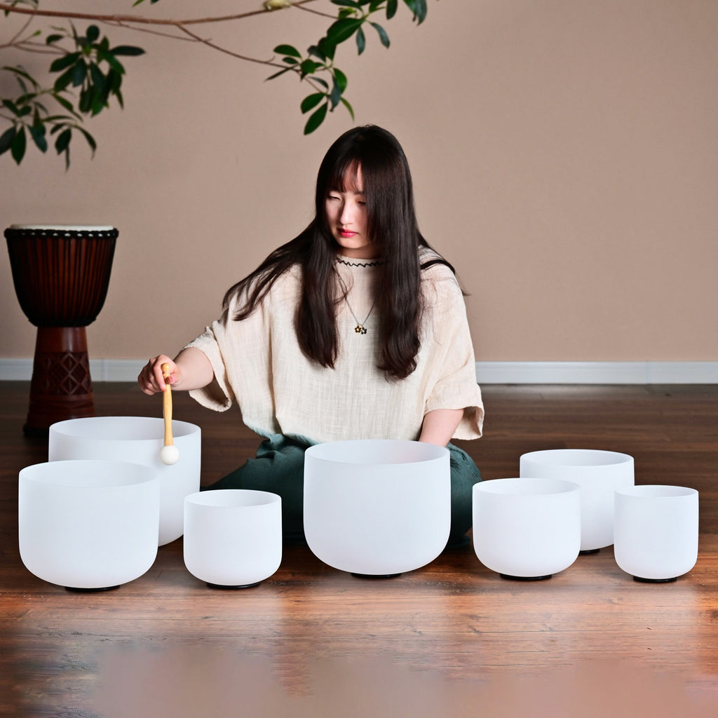 Enjoy The Sound from Crystal Singing Bowl Set