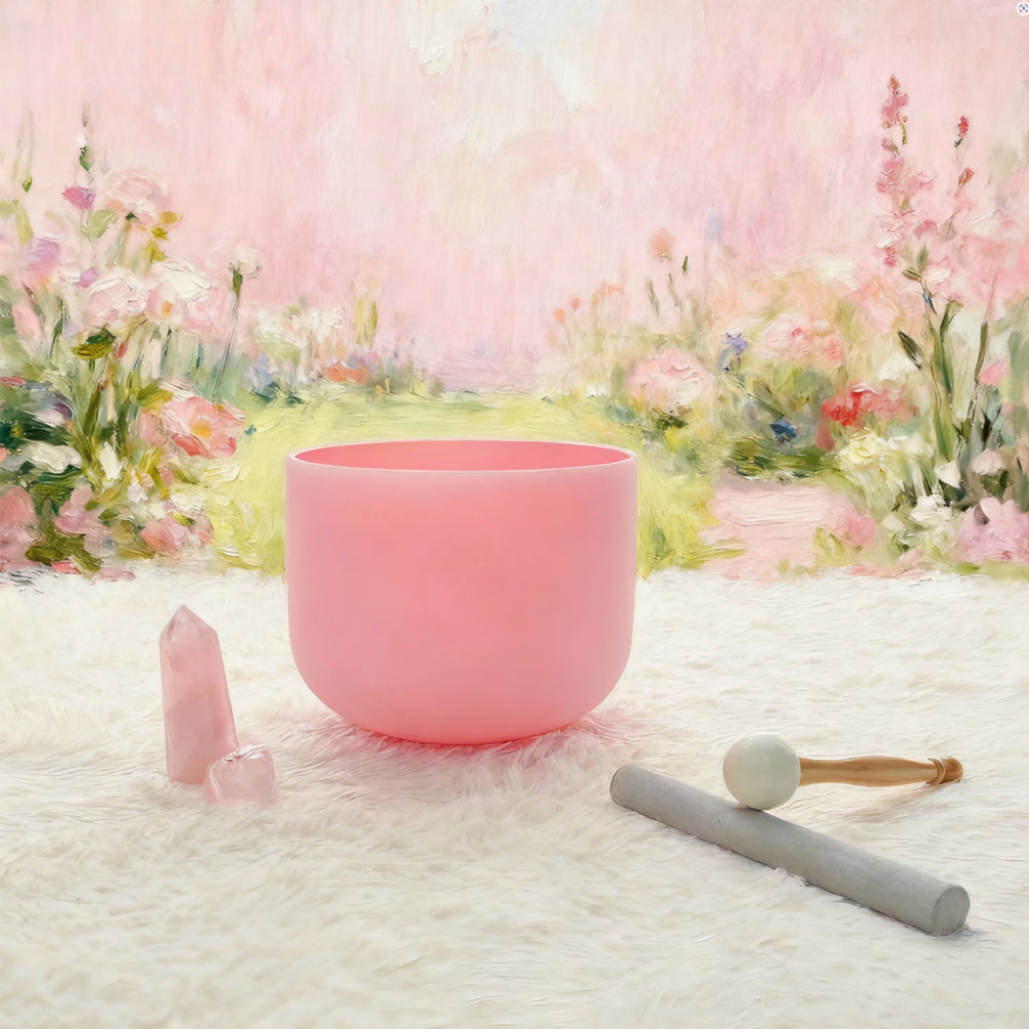 Colored Frosted Crystal Singing Bowl – CVNC Crystal