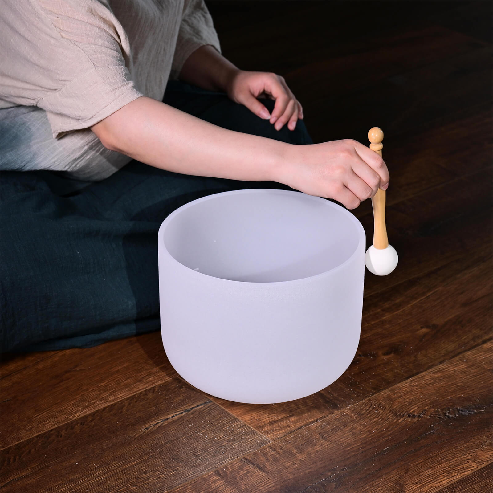 Root Chakra Sound Healing KVKA 8 Inch Crystal Singing Bowl - 528hz Root Chakra Sound Healing KVKA 8 Inch Crystal Singing Bowl - 528hz