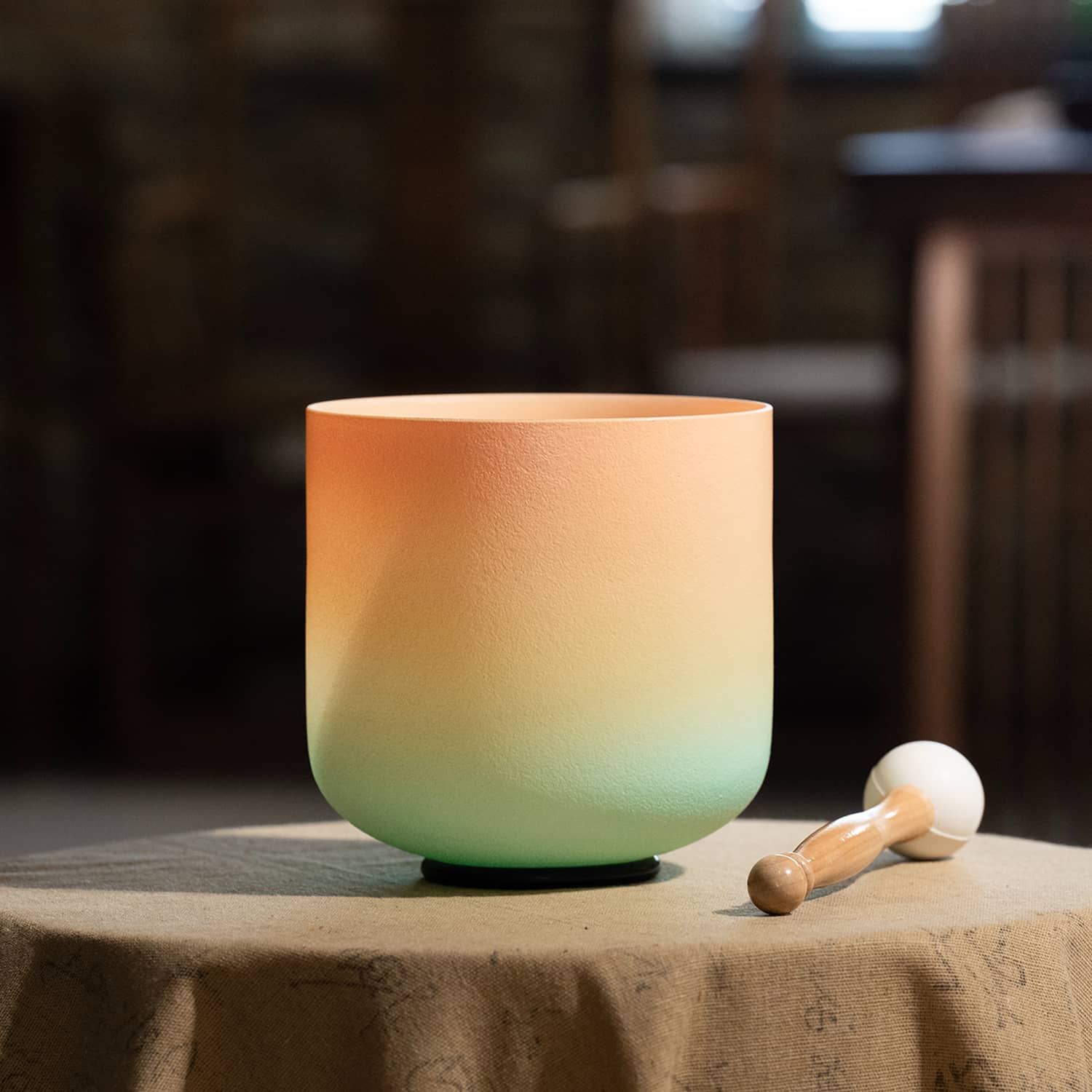 Colored Frosted Crystal Singing Bowl – CVNC Crystal