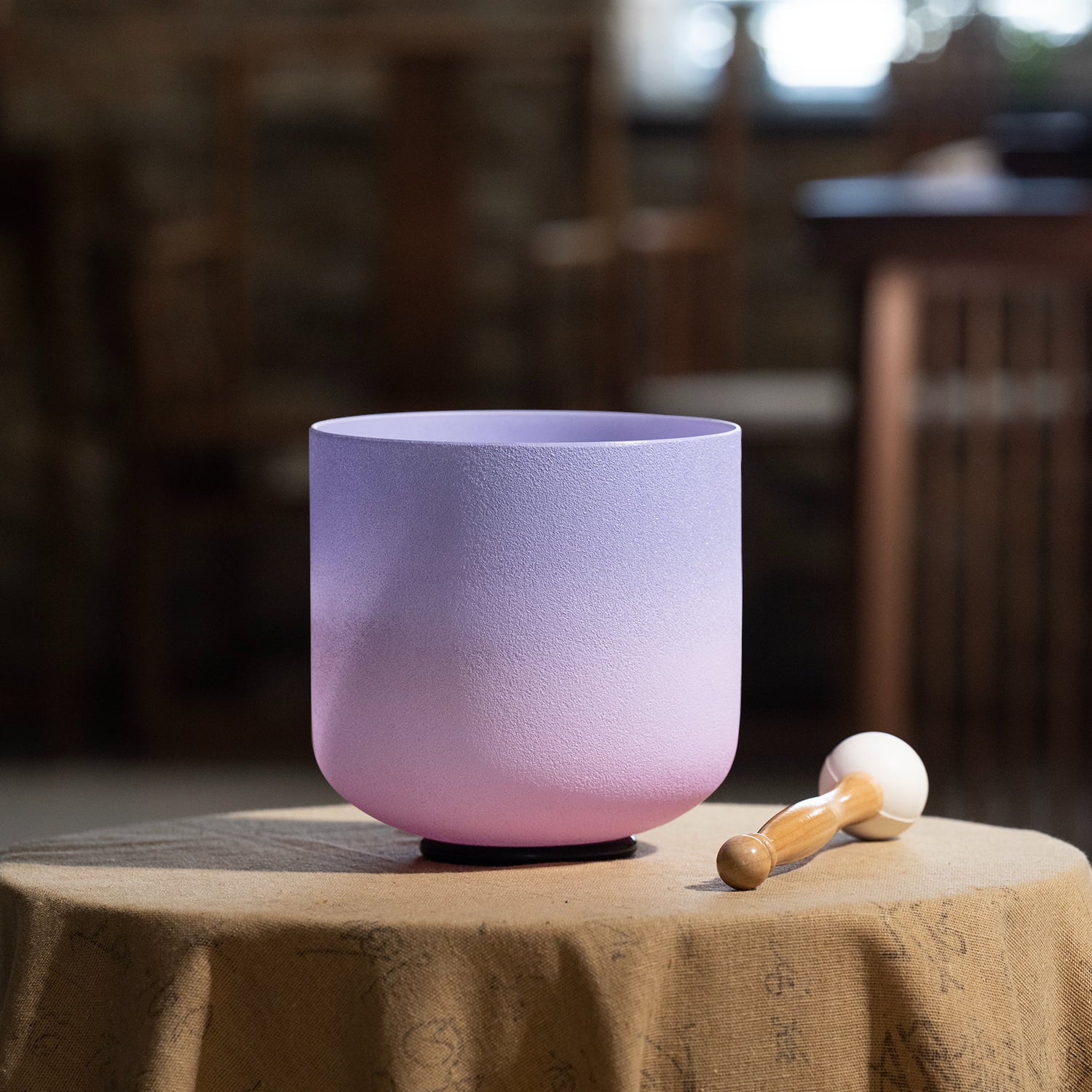 Colored Frosted Crystal Singing Bowl – CVNC Crystal