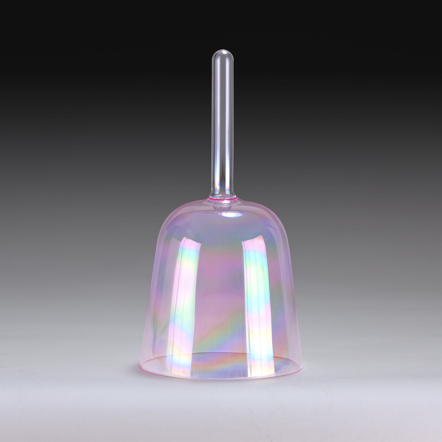 CVNC Iridescent Sakura Bloom Handle Crystal Singing Bowl With